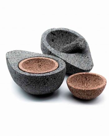 Juego de 4 morteros Aguacate