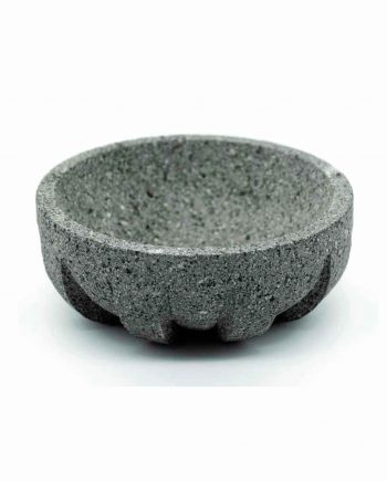Molcajete grande redondo con textura